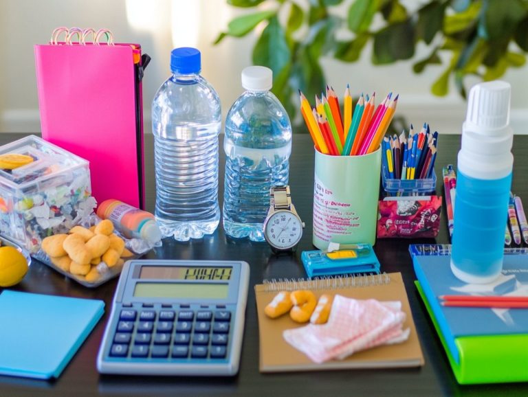 10 essential items for your test day kit