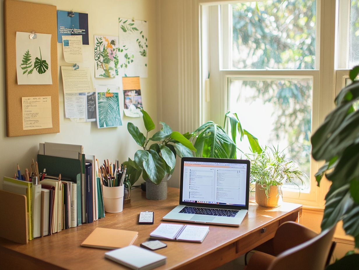 Why is it important to have a productive study space?