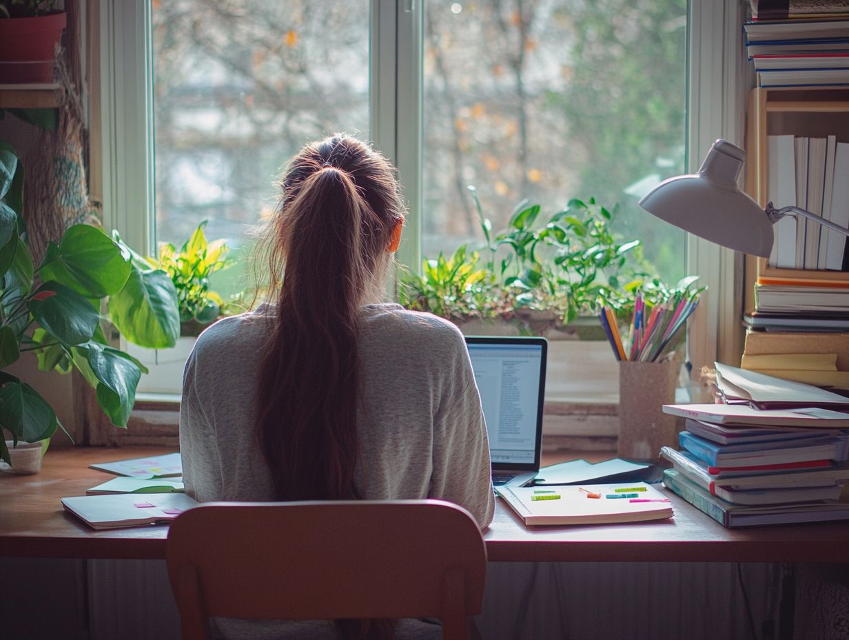 A student seeking help from a professor, showcasing the importance of mentorship.