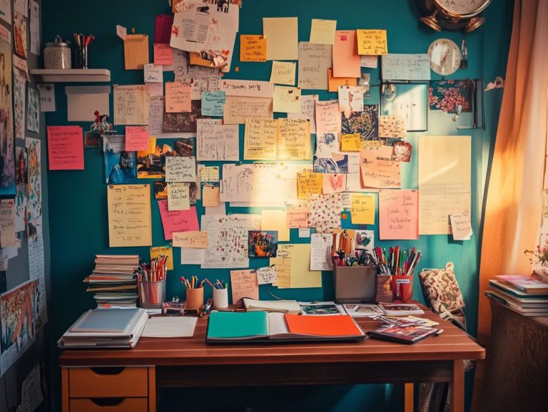 how to create a study motivation board