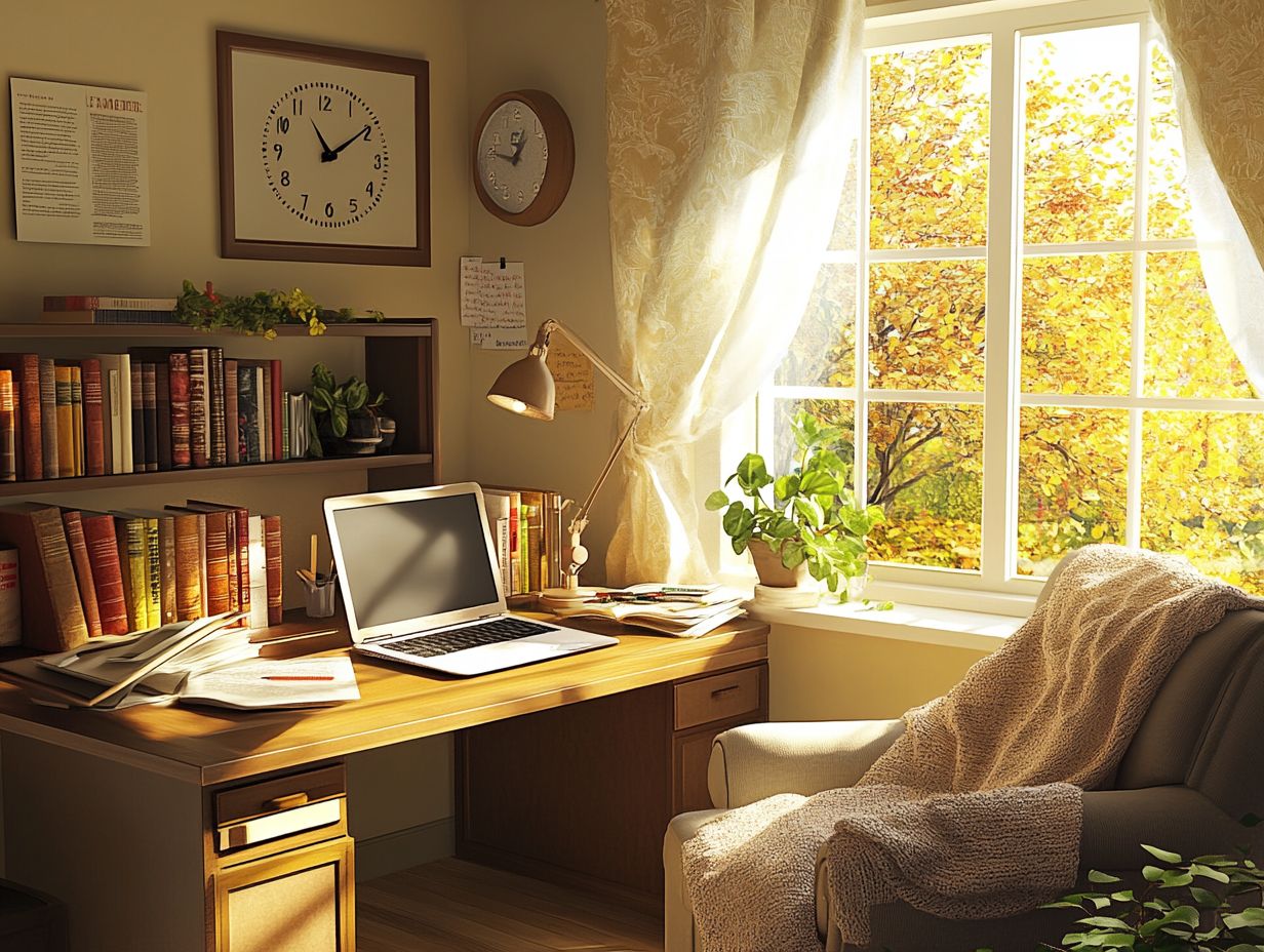 A student enjoying a moment of rest to recharge