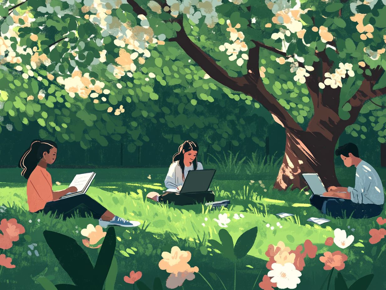 Tips for Studying Outdoors