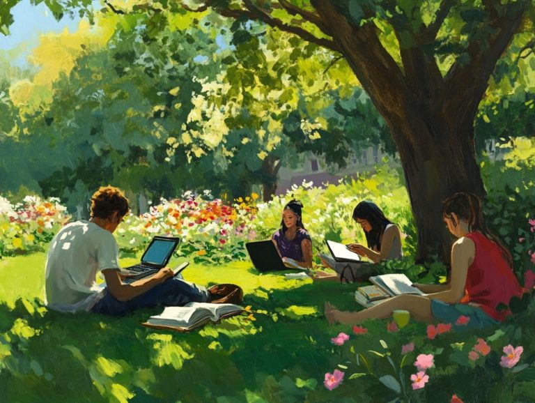 the benefits of outdoor study environments