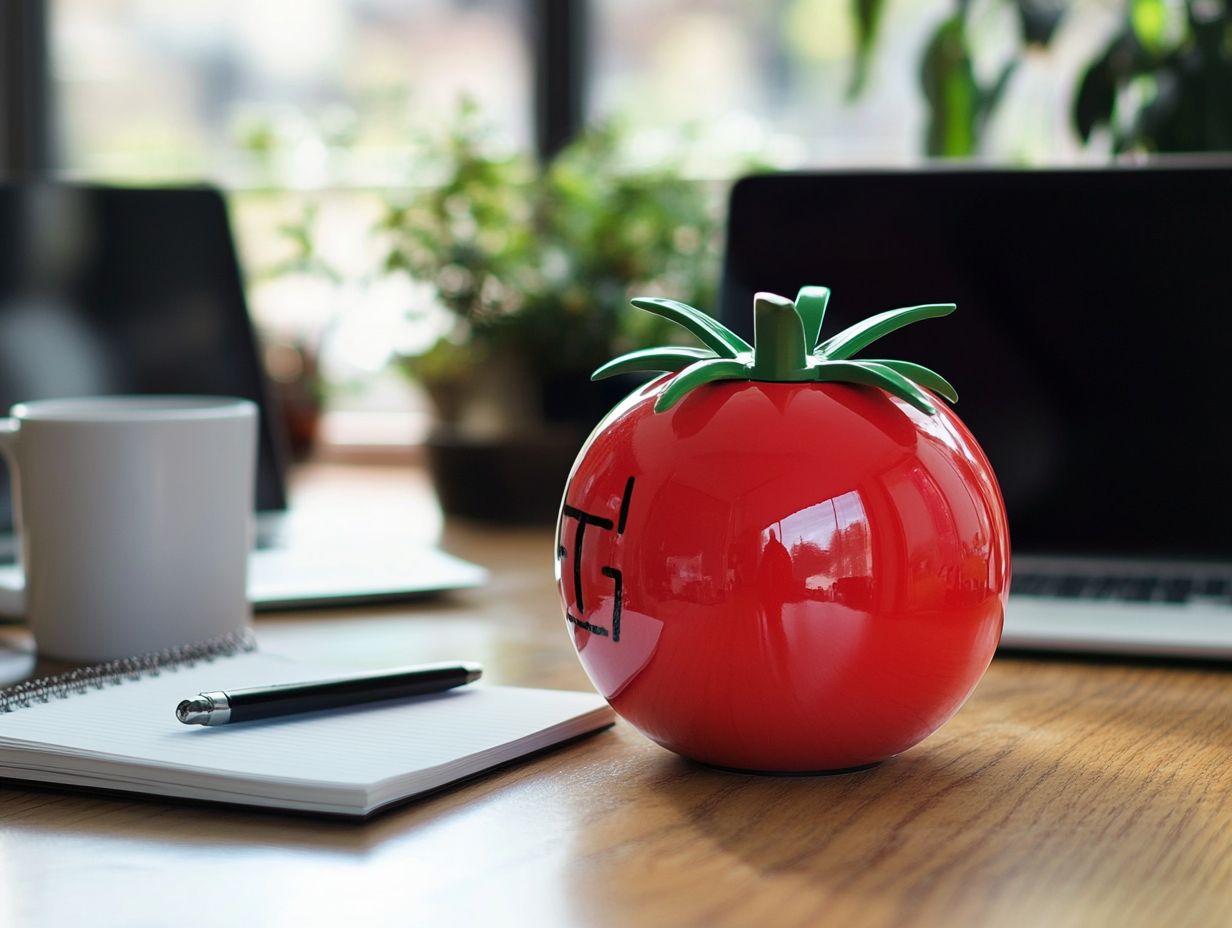 Strategies to manage distractions while using the Pomodoro Technique